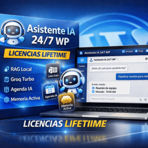 Asistente IA 24/7 WP – Lifetime
