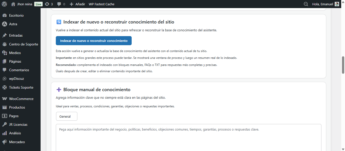 Base de conocimiento sólida